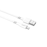 Gear Rundt ladekabel Lightning til USB-A 2m Hvid MFI
