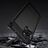 Carbon Case til Realme 10 5G / Realme 9i 5G Fleksibel silikon Carbon Cover sort
