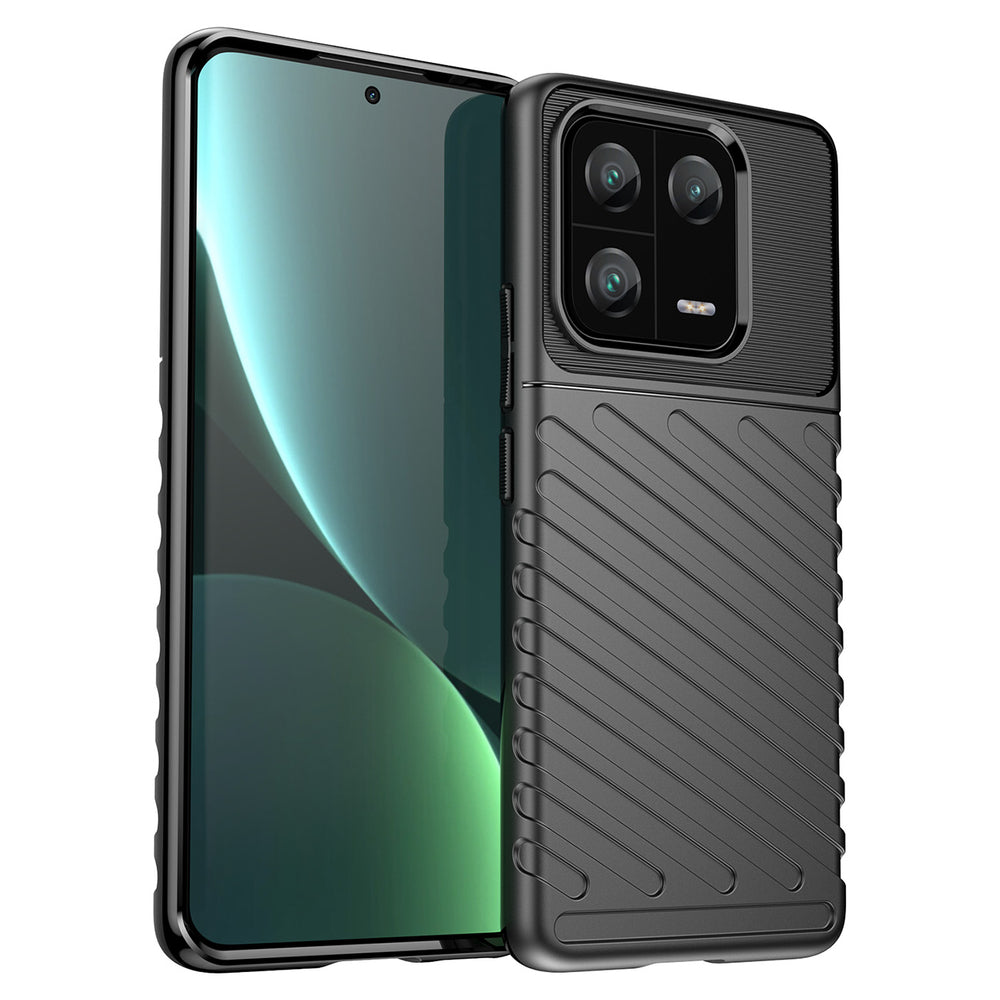 Thunder Case til Xiaomi 13 Pro silikone rustningskasse sort