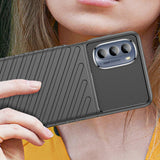 Thunder Case til Motorola Moto G62 5G silikone rustning case sort