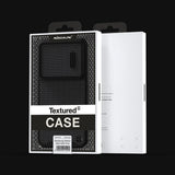 Nillkin Textured S Case til Samsung Galaxy S23, pansret cover med kamera cover, sort