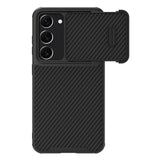 Nillkin Syntetisk Fiber S Case til Samsung Galaxy S23+, kamera cover, sort
