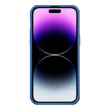 Nillkin CamShield S Case iPhone 14 Pro Max Armored Cover Camera Protector Blå