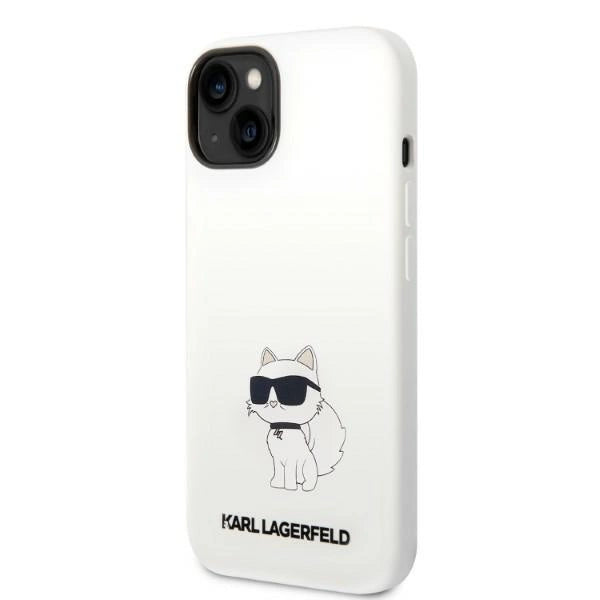 Karl Lagerfeld KLHMP14MSNCHBCH iPhone 14 Plus 6.7" hardcase white/white Silicone Choupette MagSafe