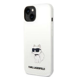 Karl Lagerfeld KLHMP14MSNCHBCH iPhone 14 Plus 6.7" hardcase white/white Silicone Choupette MagSafe
