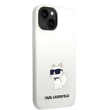 Karl Lagerfeld KLHMP14MSNCHBCH iPhone 14 Plus 6.7" hardcase white/white Silicone Choupette MagSafe