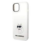 Karl Lagerfeld KLHMP14MSNCHBCH iPhone 14 Plus 6.7" hardcase white/white Silicone Choupette MagSafe