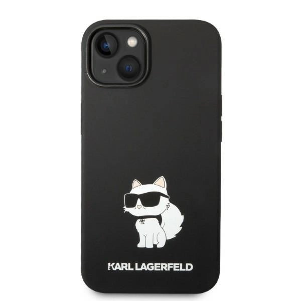 Karl Lagerfeld KLHMP14MSNCHBCK iPhone 14 Plus 6.7" hardcase black/black Silicone Choupette MagSafe