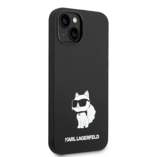 Karl Lagerfeld KLHMP14MSNCHBCK iPhone 14 Plus 6.7" hardcase black/black Silicone Choupette MagSafe