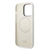 Karl Lagerfeld KLHMP14XSNCHBCH iPhone 14 Pro Max 6.7" hardcase white/white Silicone Choupette MagSafe
