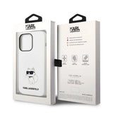 Karl Lagerfeld KLHMP14XSNCHBCH iPhone 14 Pro Max 6.7" hardcase white/white Silicone Choupette MagSafe