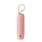 Joyroom mini powerbank 10000mAh Colorful Series 22.5W med 2 indbyggede USB C og Lightning kabler pink (JR-L012)