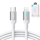 Joyroom Extraordinary Series A10 Lightning / USB-C PD 20W kabel 1,2 m - hvid