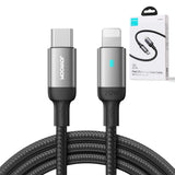 Joyroom Extraordinary Series A10 Lightning / USB-C PD 20W kabel 1,2 m - sort