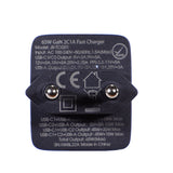 Joyroom hurtig GaN oplader 65W USB-A, 2x USB-C sort + USB-C - USB-C kabel 100W 1,2m (TCG01)