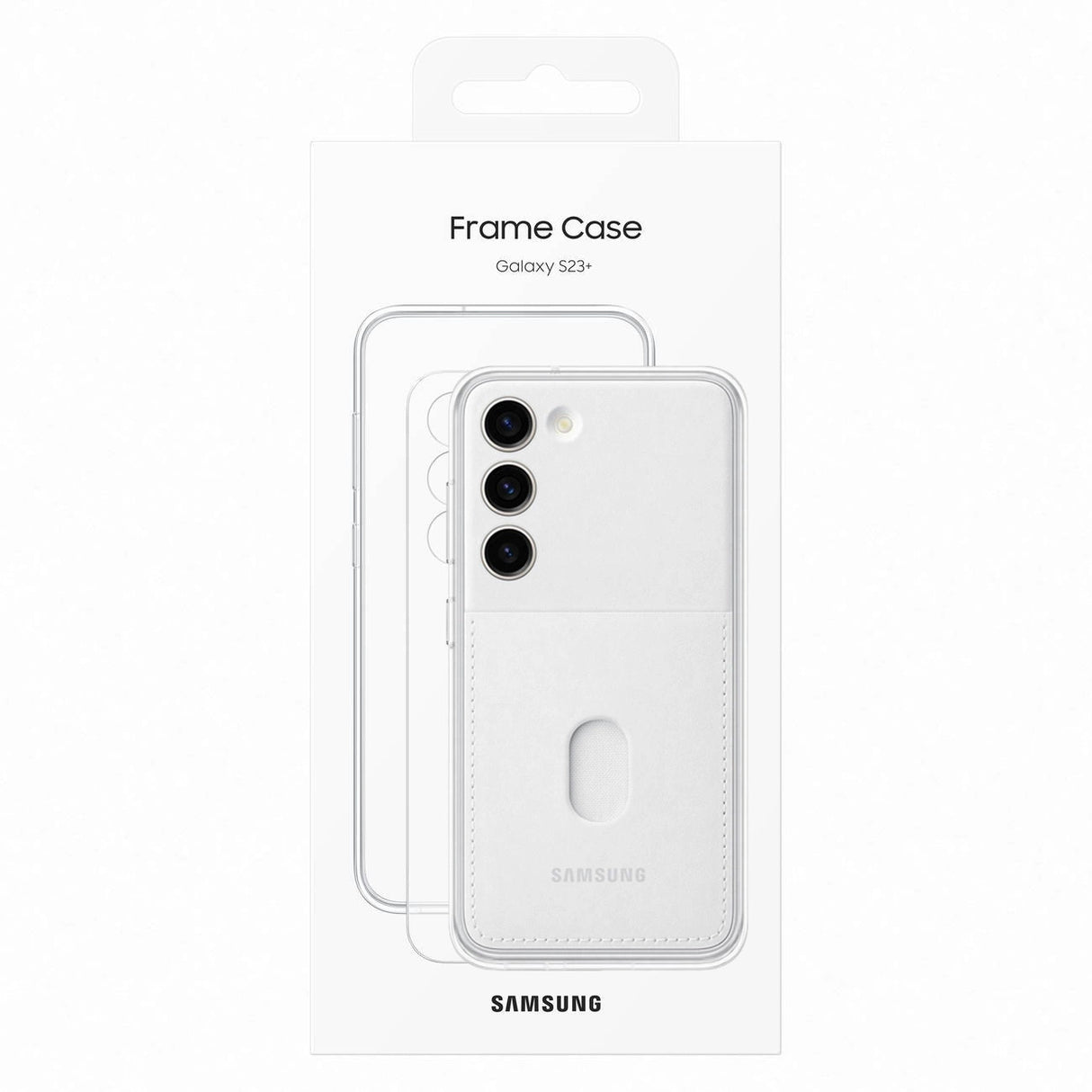 Samsung Frame Cover til Samsung Galaxy S23+-kasse med udskiftelig bagside hvid (EF-MS916CWEGWW)