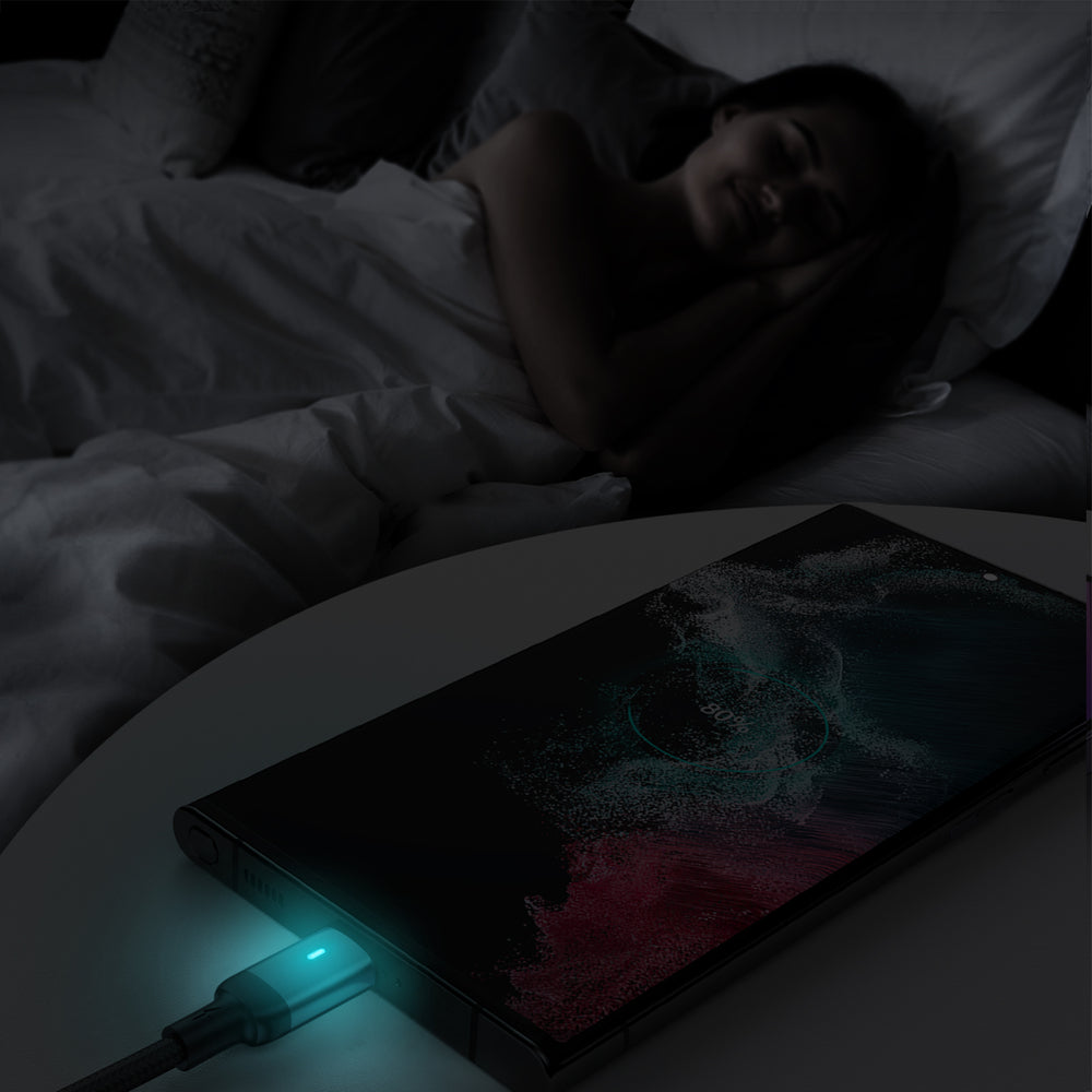 Joyroom Extraordinary Series A10 USB-A / USB-C 3A Kabel 1,2 m - sort