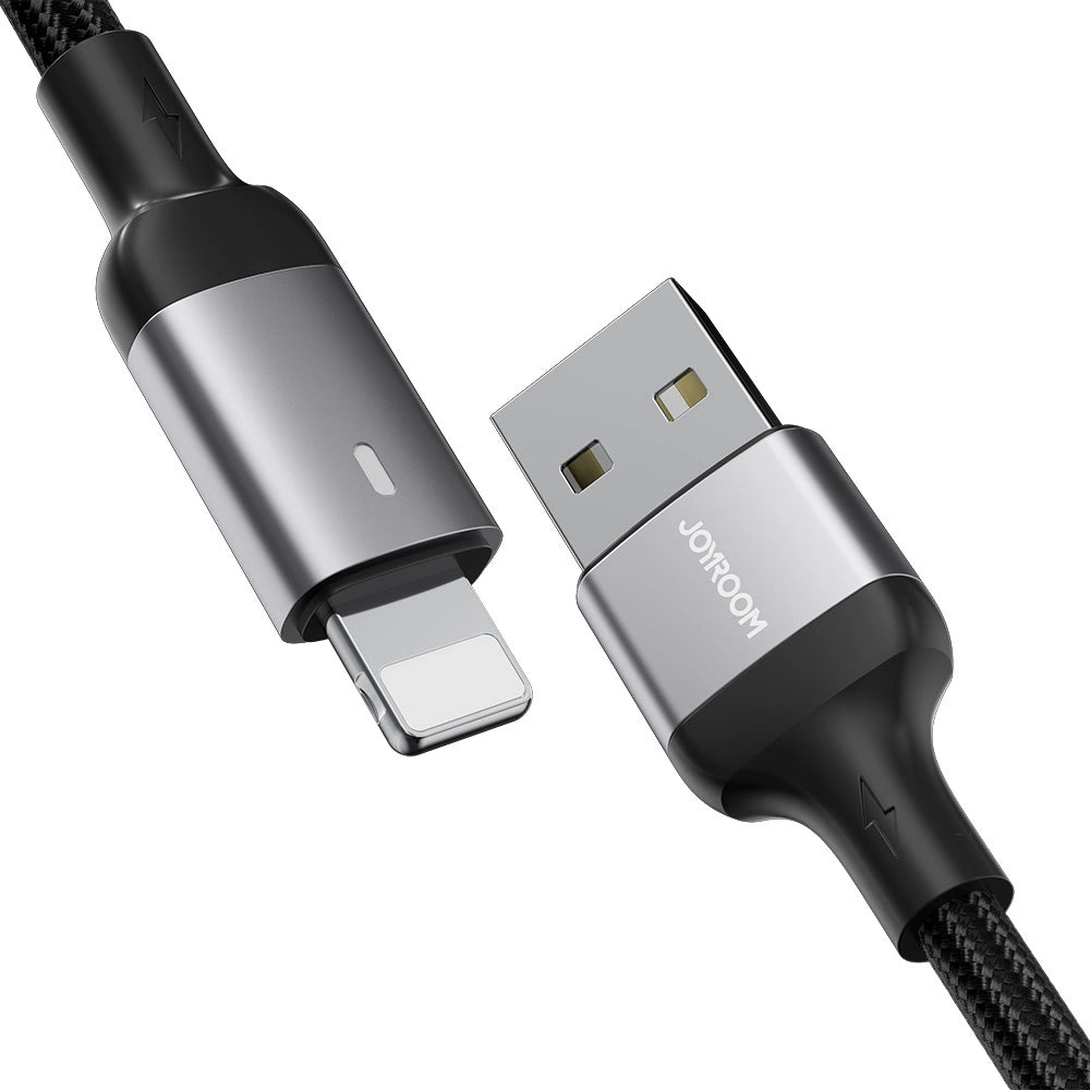 Joyroom Extraordinary Series A10 USB-A / Lightning 2.4A Kabel 1,2 m - sort