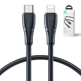 Joyroom Surpass Series A11 Lightning / USB-C 20W 1,2 m kabel - sort