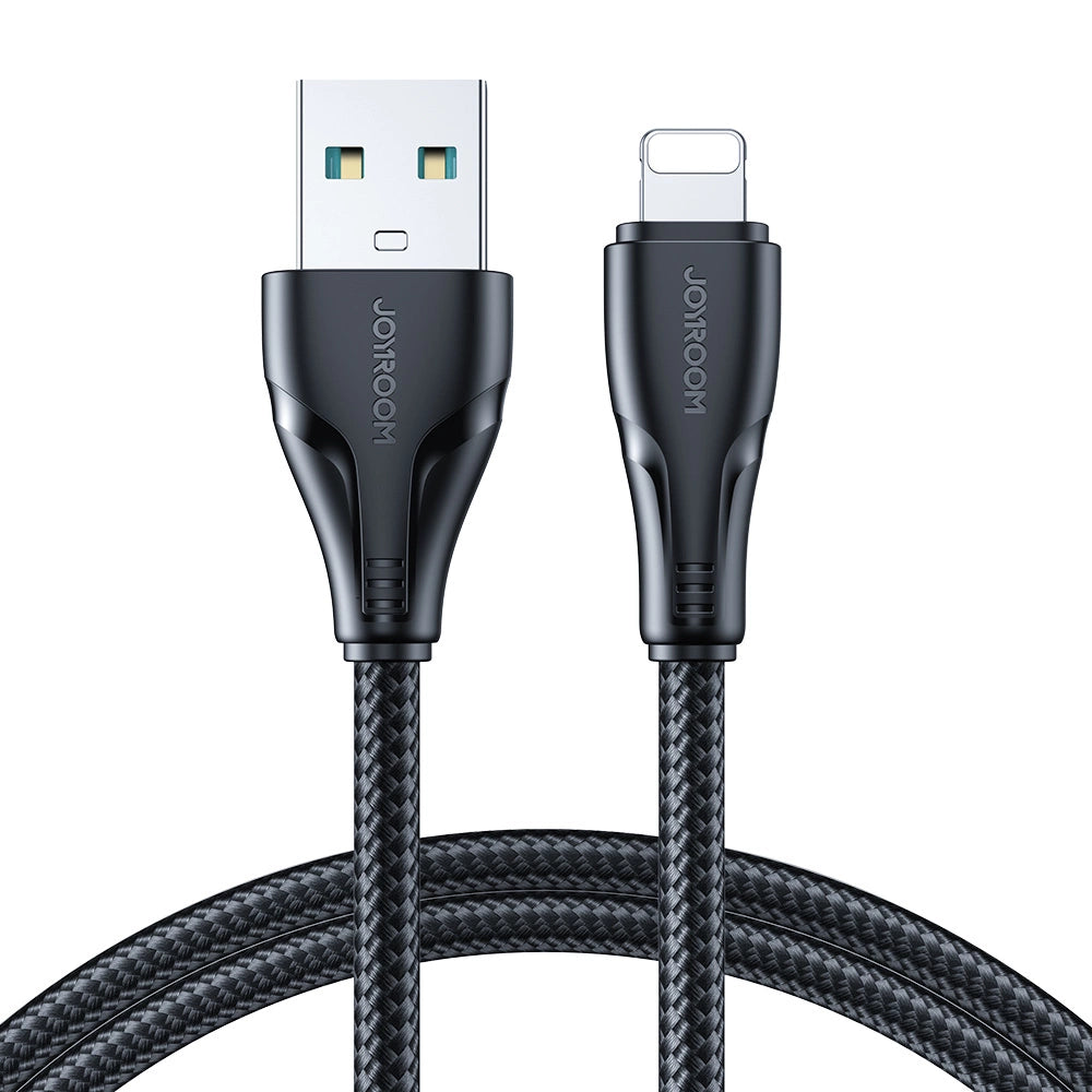 Joyroom Surpass Series A11 USB-A / Lightning 2.4A kabel 2 m - sort