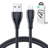 Joyroom Surpass Series A11 USB-A / Lightning 2.4A kabel 2 m - sort