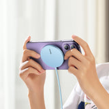Baseus Simple Mini3 magnetic charger MagSafe Qi 15W blue