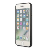 Guess GUHCI8PSATPK iPhone 7/8 SE 2020 / SE 2022 hardcase black/black hardcase Saffiano Triangle Logo Cardslot