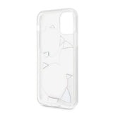 Guess GUHCN58ROSTRT iPhone 11 Pro transparent hardcase Flower Desire Pink & White Rose