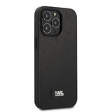 Karl Lagerfeld KLHCP13LSFMP2K iPhone 13 Pro / 13 6.1" hardcase black/black Saffiano Plaque
