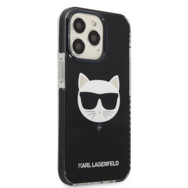 Karl Lagerfeld KLHCP13LTPECK iPhone 13 Pro / 13 6.1" hardcase black/black Choupette Head