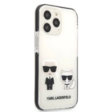 Karl Lagerfeld KLHCP13LTPEKCW iPhone 13 Pro / 13 6.1" hardcase white/white Karl&Choupette