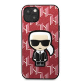 Karl Lagerfeld KLHCP13SPMNIKPI iPhone 13 mini 5.4" hardcase red/red Monogram Ikonik Patch