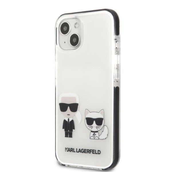 Karl Lagerfeld KLHCP13STPEKCW iPhone 13 mini 5.4" hardcase white/white Karl&Choupette