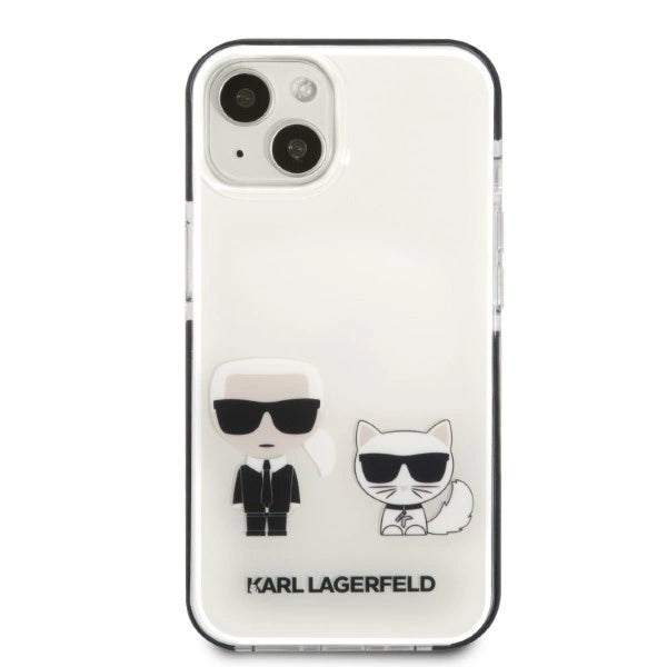 Karl Lagerfeld KLHCP13STPEKCW iPhone 13 mini 5.4" hardcase white/white Karl&Choupette
