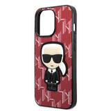 Karl Lagerfeld KLHCP13XPMNIKPI iPhone 13 Pro Max 6.7" hardcase red/red Monogram Ikonik Patch