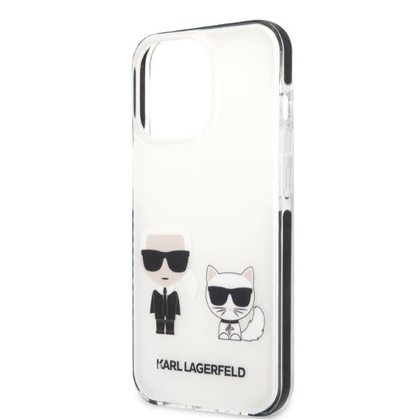 Karl Lagerfeld KLHCP13XTPEKCW iPhone 13 Pro Max 6.7" hardcase white/white Karl&Choupette