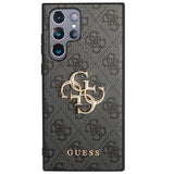 Guess GUHCS23L4GMGGR S23 Ultra S918 grey/grey hardcase 4G Big Metal Logo
