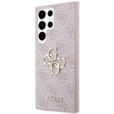 Guess GUHCS23L4GMGPI S23 Ultra S918 pink/pink hardcase 4G Big Metal Logo