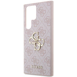 Guess GUHCS23L4GMGPI S23 Ultra S918 pink/pink hardcase 4G Big Metal Logo