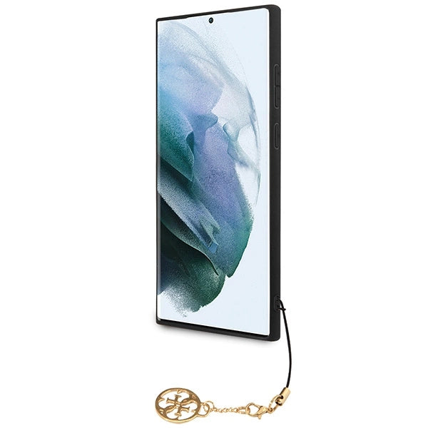 Guess GUHCS23LGF4GGR S23 Ultra S918 grey/grey hardcase 4G Charms Collection