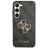 Guess GUHCS23S4GMGGR S23 S911 grey/grey hardcase 4G Big Metal Logo