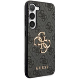 Guess GUHCS23S4GMGGR S23 S911 grey/grey hardcase 4G Big Metal Logo