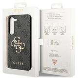 Guess GUHCS23S4GMGGR S23 S911 grey/grey hardcase 4G Big Metal Logo