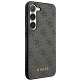 Guess GUHCS23SG4GFGR S23 S911 grey/grey hardcase 4G Metal Gold Logo