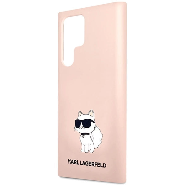 Karl Lagerfeld KLHCS23LSNCHBCP S23 Ultra S918 hardcase pink/pink Silicone Choupette