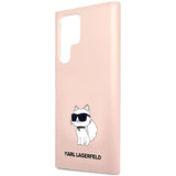 Karl Lagerfeld KLHCS23LSNCHBCP S23 Ultra S918 hardcase pink/pink Silicone Choupette