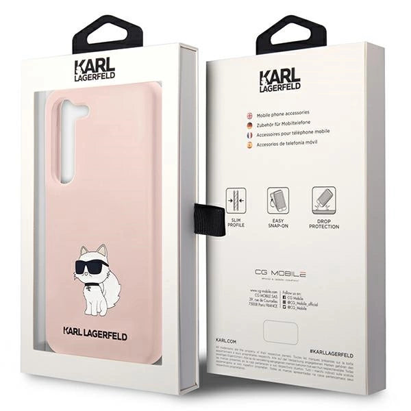 Karl Lagerfeld KLHCS23MSNCHBCP S23+ S916 hardcase pink/pink Silicone Choupette