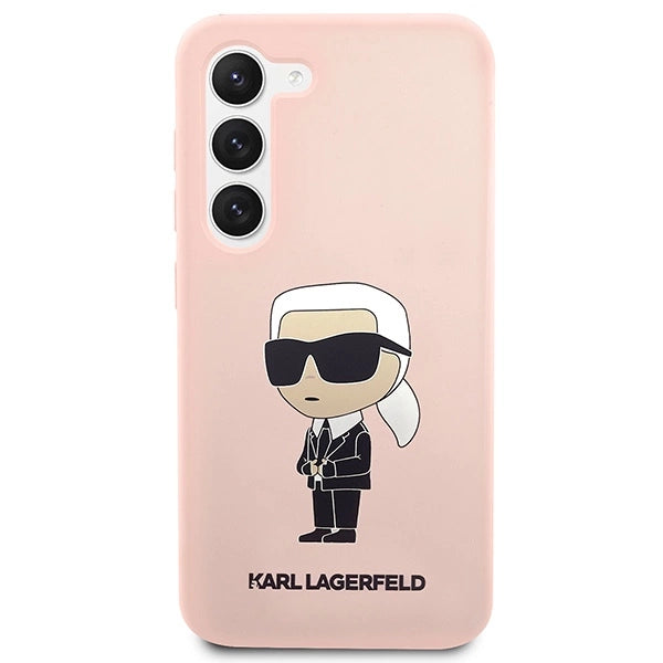 Karl Lagerfeld KLHCS23MSNIKBCP S23+ S916 hardcase pink/pink Silicone Ikonik