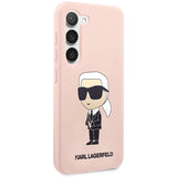 Karl Lagerfeld KLHCS23MSNIKBCP S23+ S916 hardcase pink/pink Silicone Ikonik