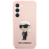 Karl Lagerfeld KLHCS23SSNIKBCP S23 S911 hardcase pink/pink Silicone Ikonik